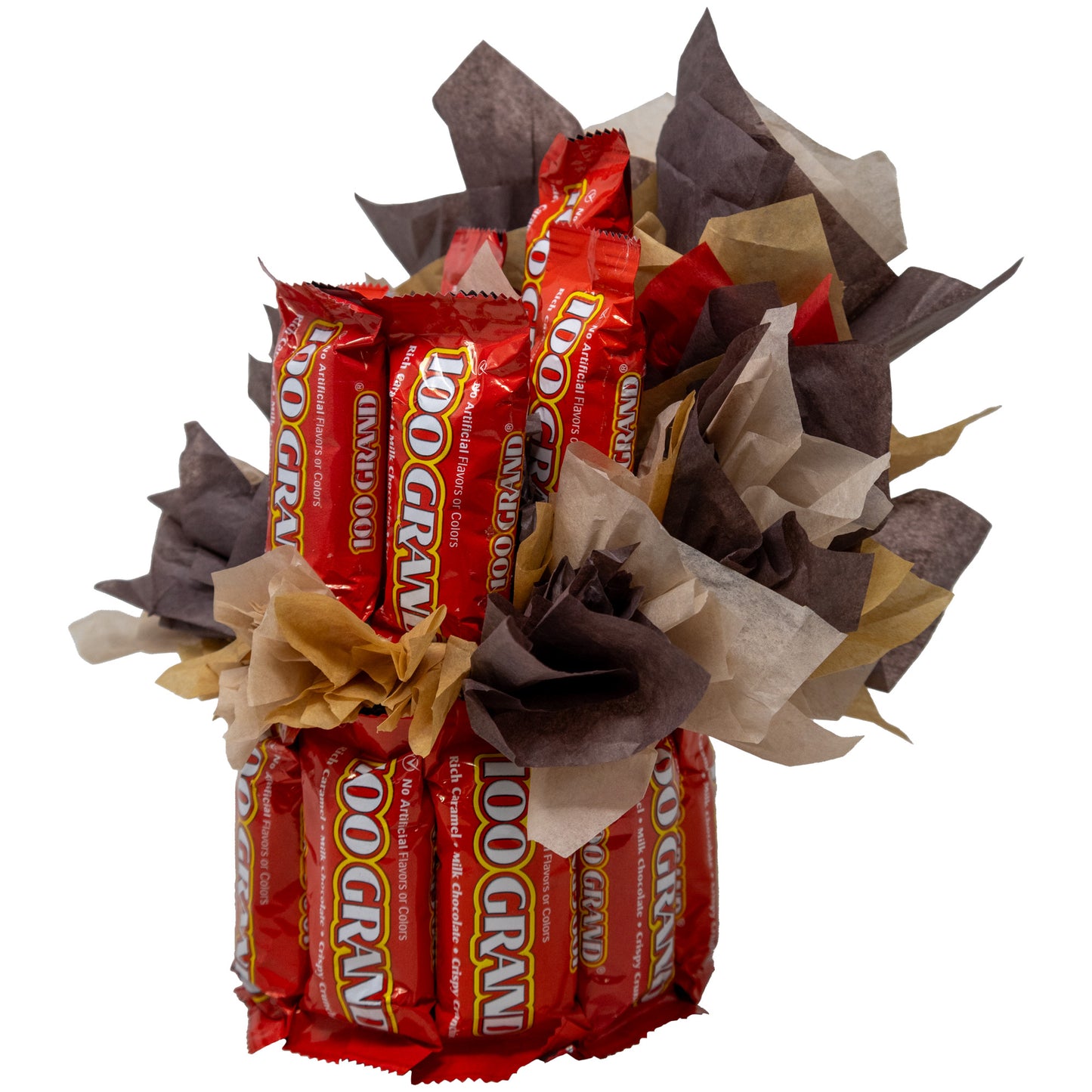 100 Grand Fun Size Candy Bar Bouquet