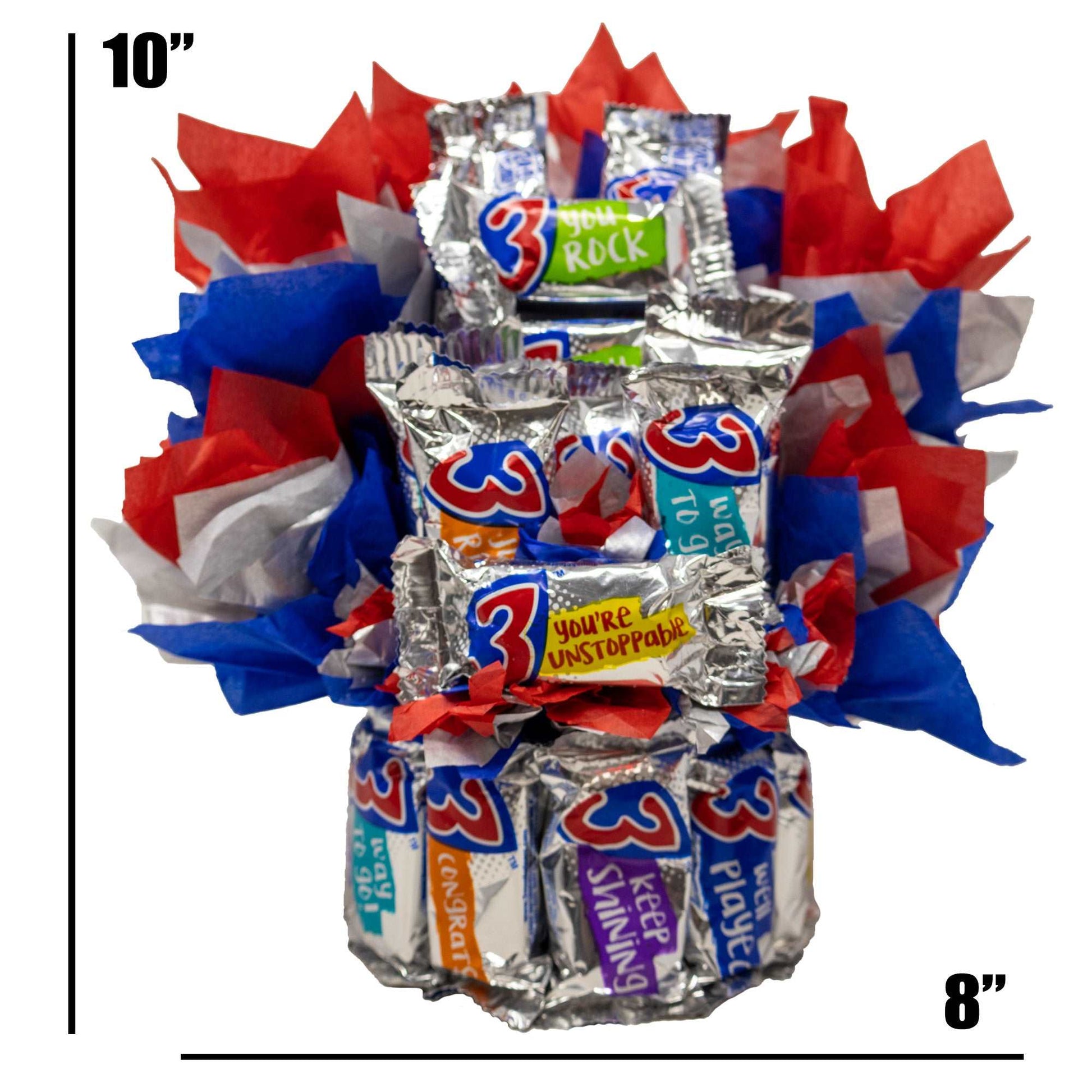 3 Musketeers Fun Size Candy Bouquet