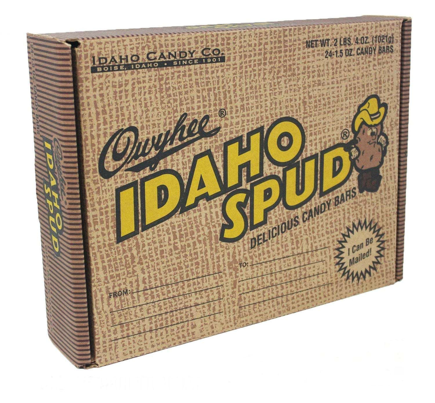 Idaho Spud Candy Bars 24CT Mailer