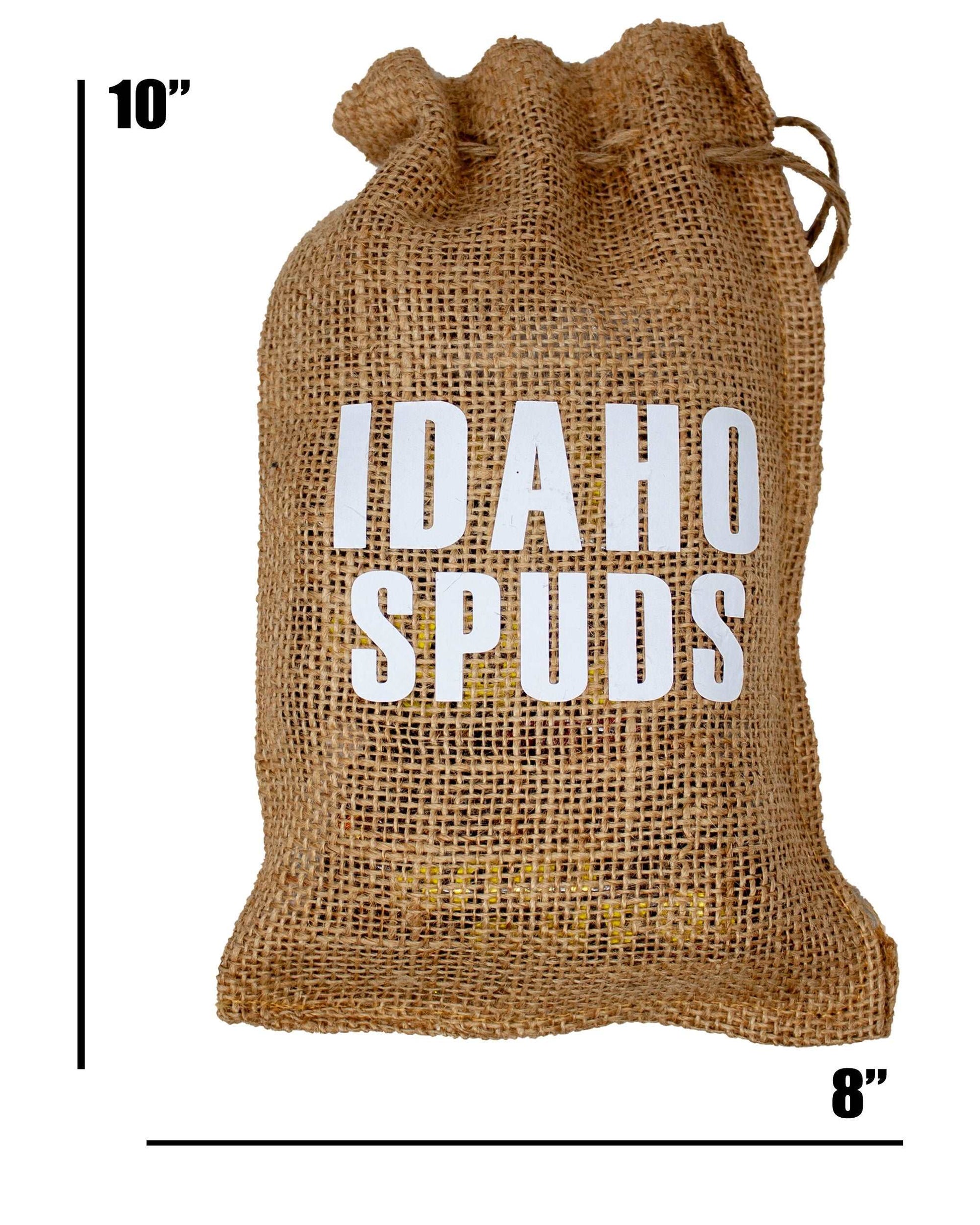 Famous Idaho Spud Candy Bars in Keepsake Burlap Sack