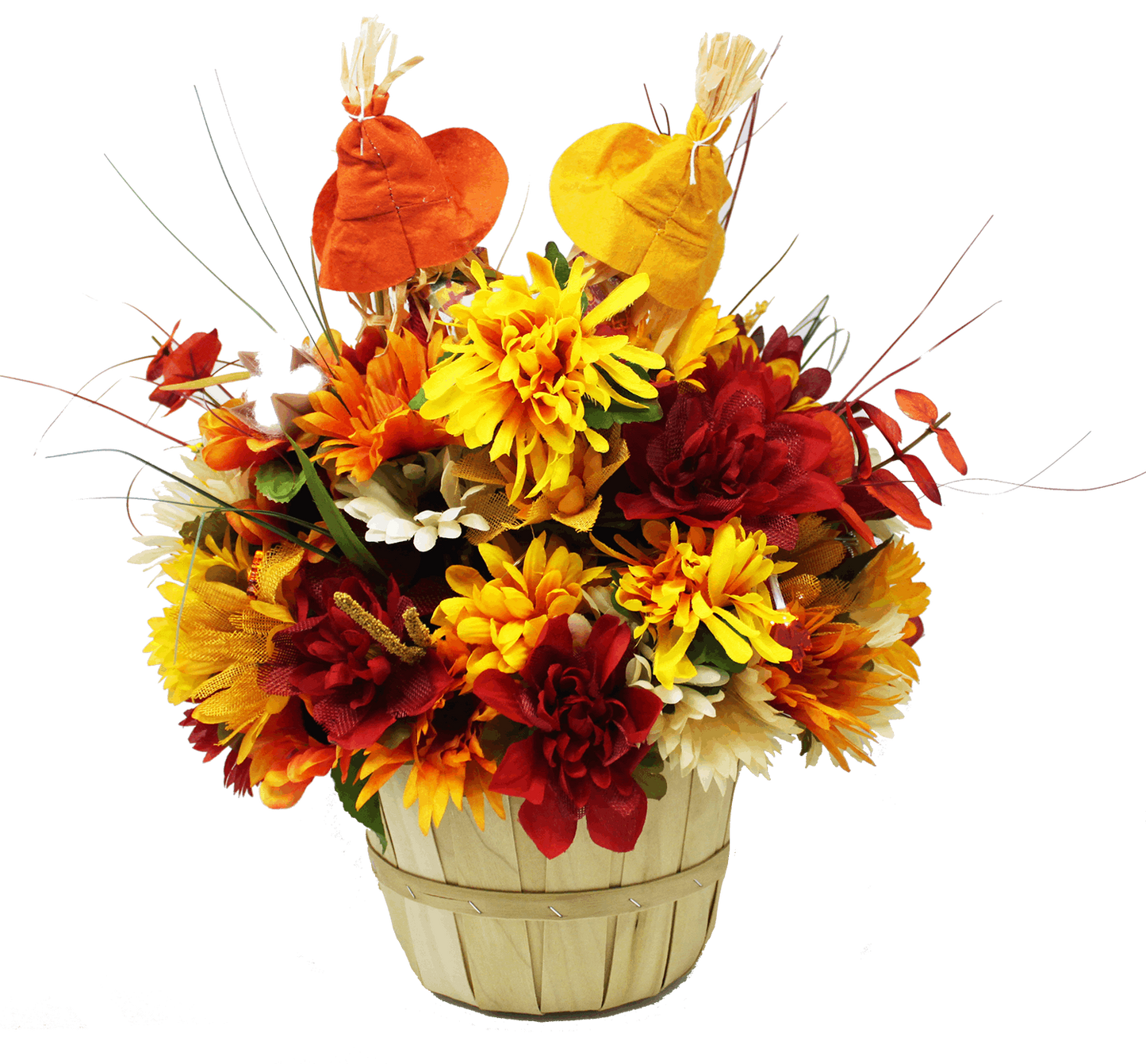 Apple Pickin Scarecrow Bouquet Back View