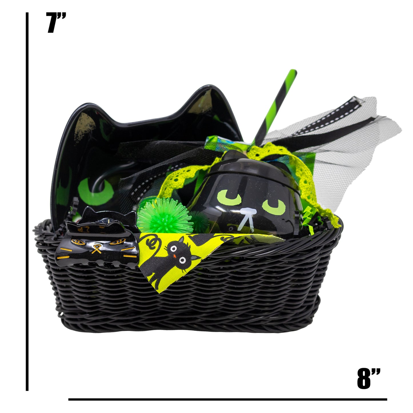 Black Cat Halloween Gift Set
