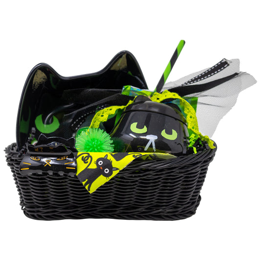 Black Cat Halloween Gift Set