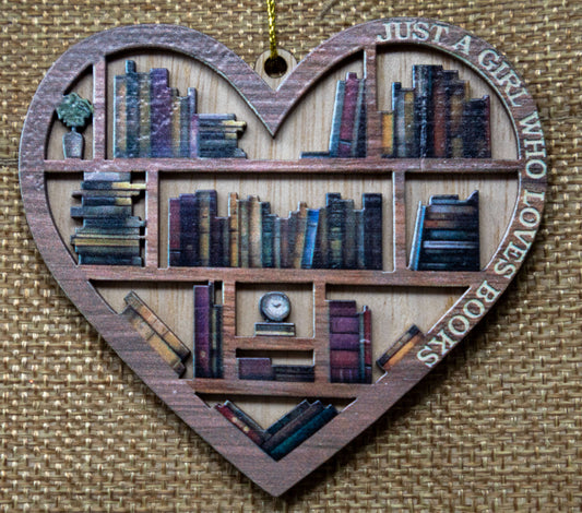 Book & Coffee Lover Gift Tote Bag | "Just a Girl Who Loves Books & Coffee"