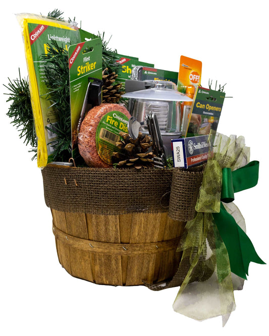 Camping Essentials Gift Basket