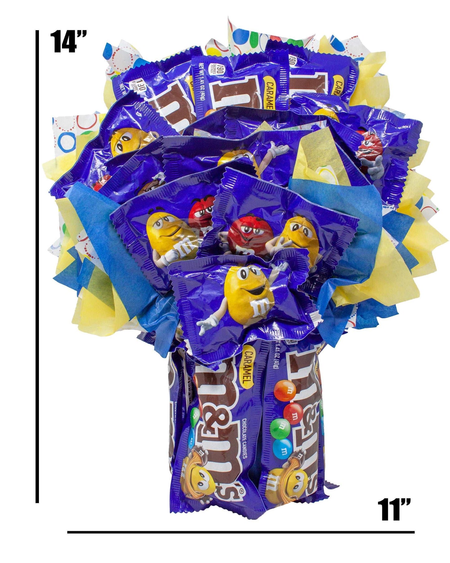 Caramel M&M's Candy Bouquet