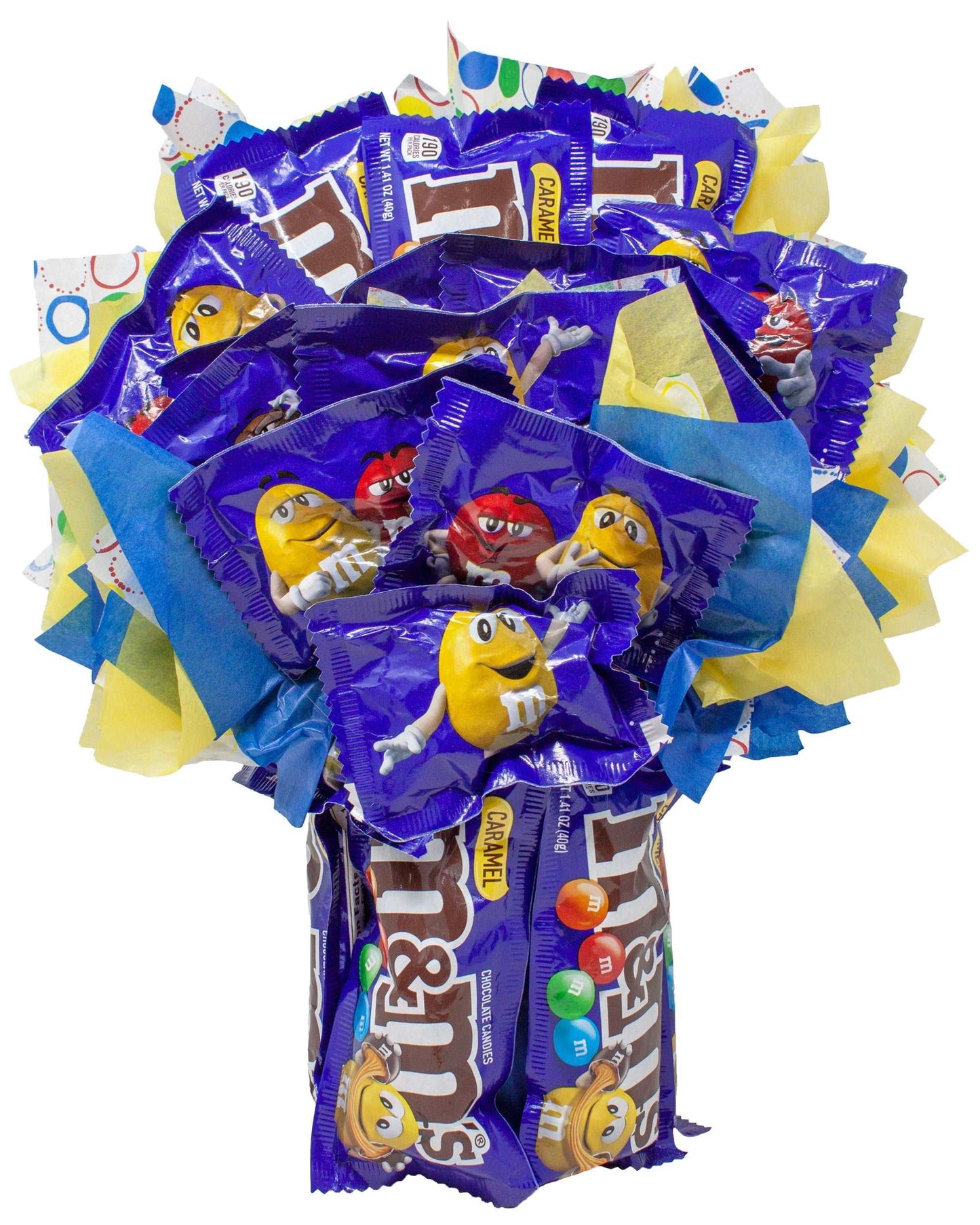 Caramel M&M's Candy Bouquet