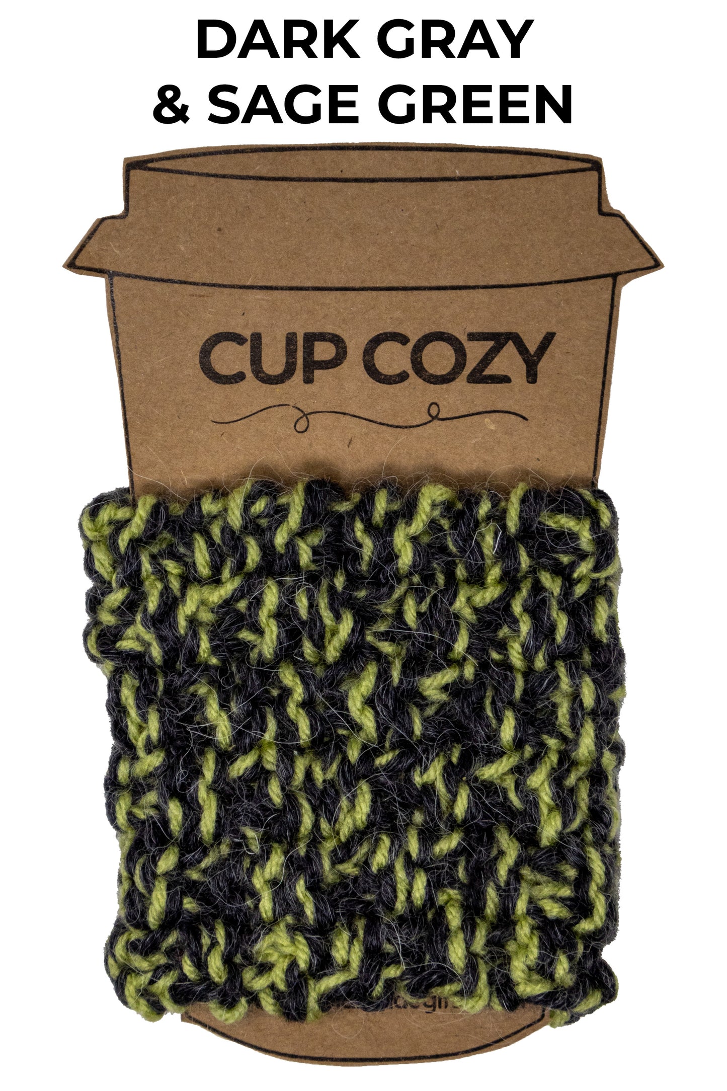 Gnome Kinda Day Coffee Lovers Gift Basket with Hand Knitted Cup Cozy