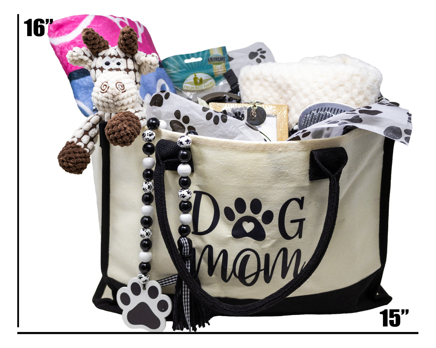 Dog Mom Tote Bag Gift Set