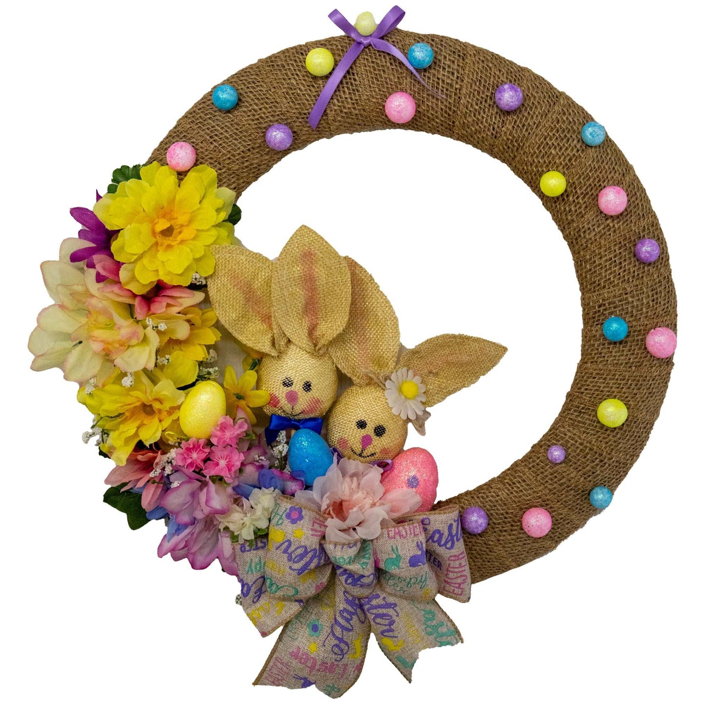 Easter Bunnies Wreath