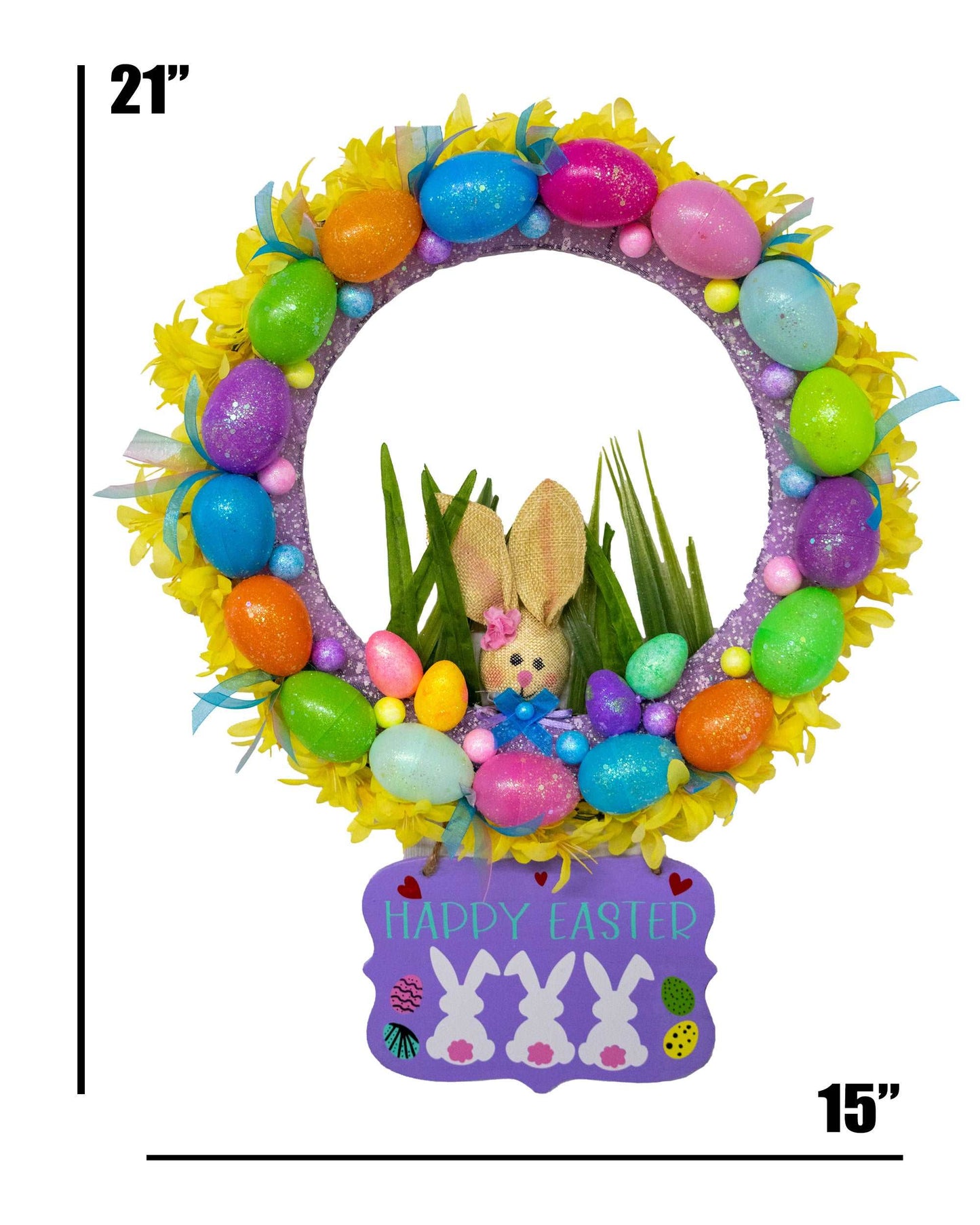 Easter Egg Wreath