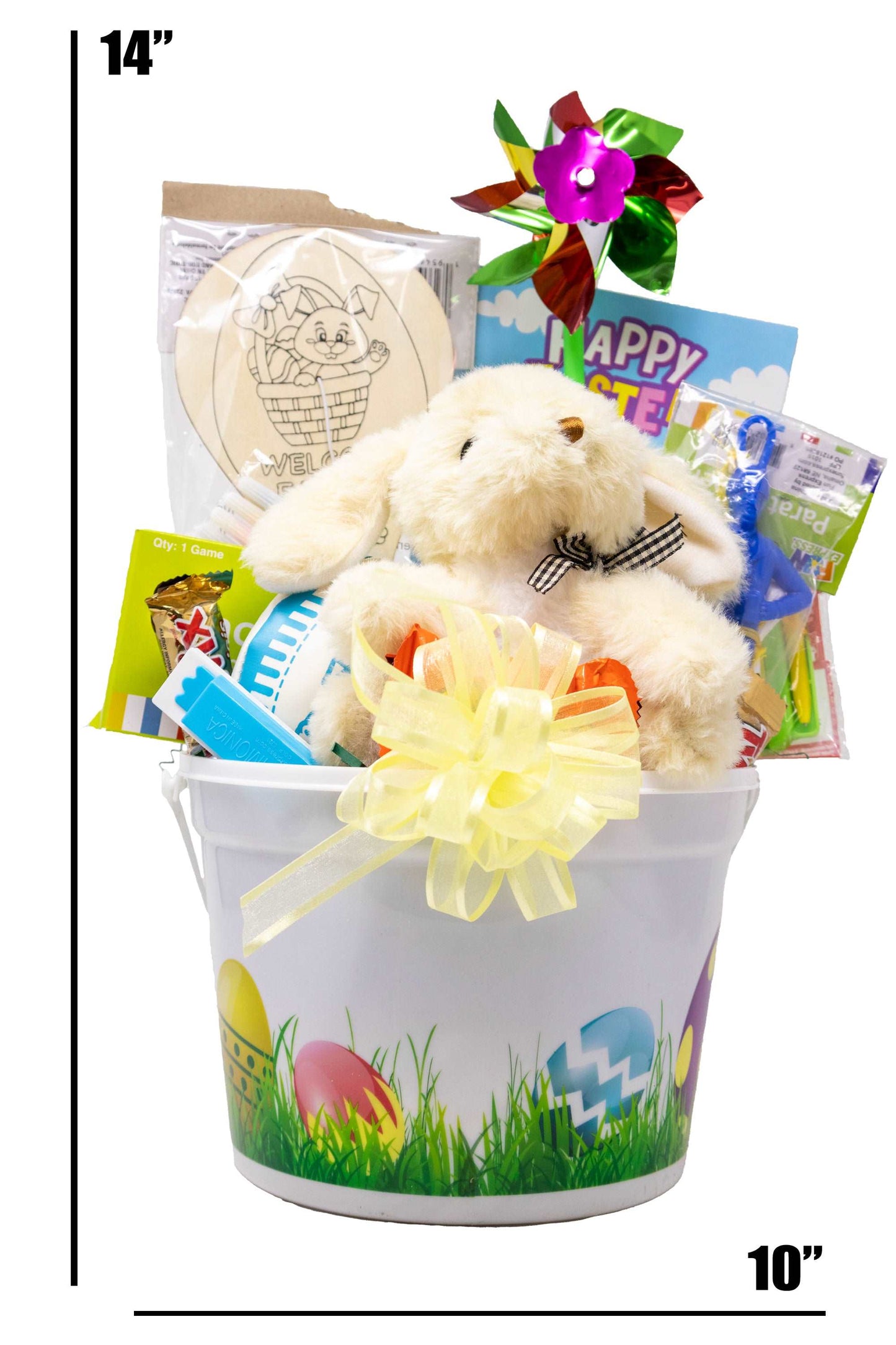 Prefilled Easter Egg Bucket for Kids