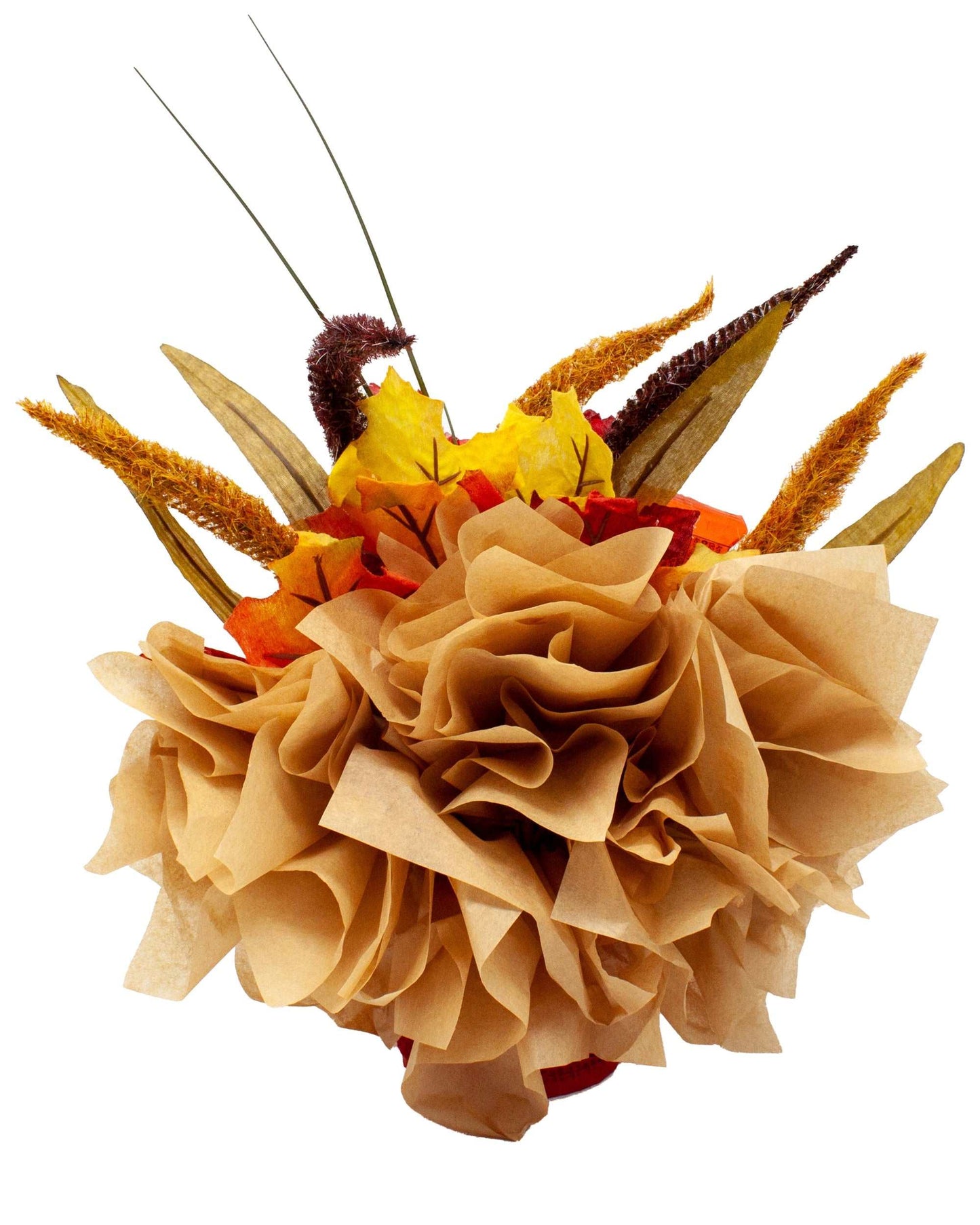 Fall Themed Chocolate Candy Bouquet with Reese's Peanut Butter Cups
