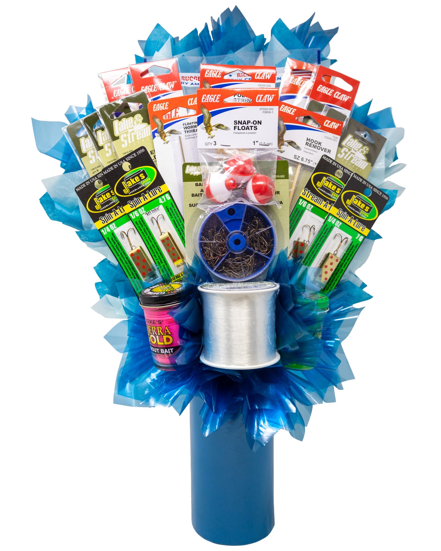 Fishing Gift Bouquet. Great Gift Idea for the Man Who Has Everything