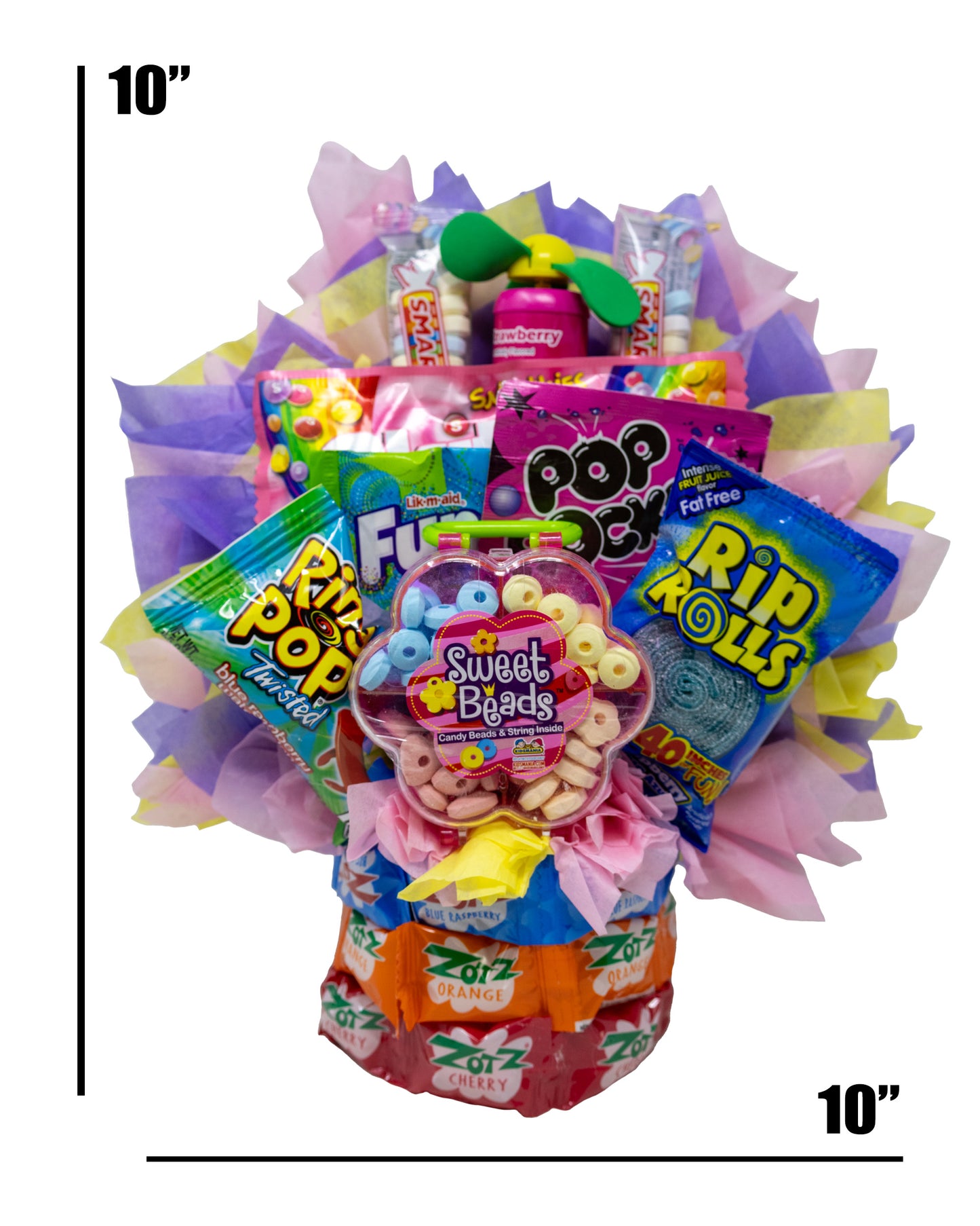 Super Cute Candy Bouquet for Girls Creatively Crafted with Name Brand Candies