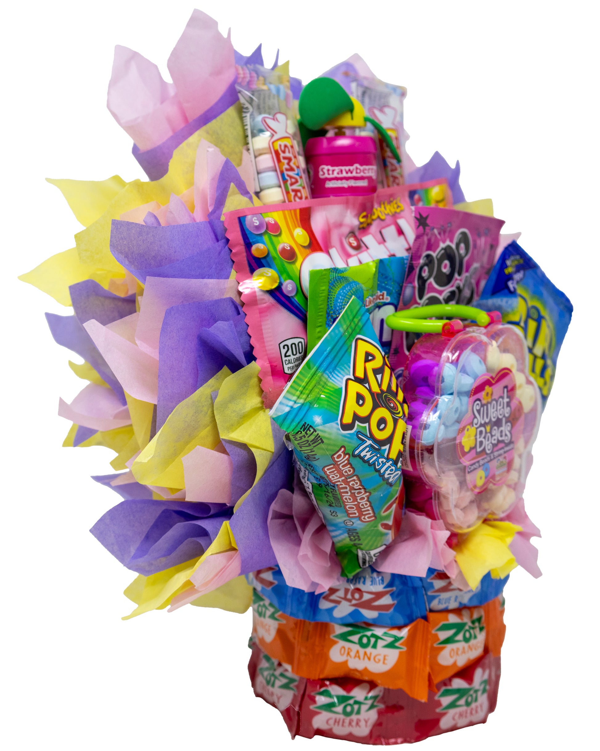 Super Cute Candy Bouquet for Girls Creatively Crafted with Name Brand Candies