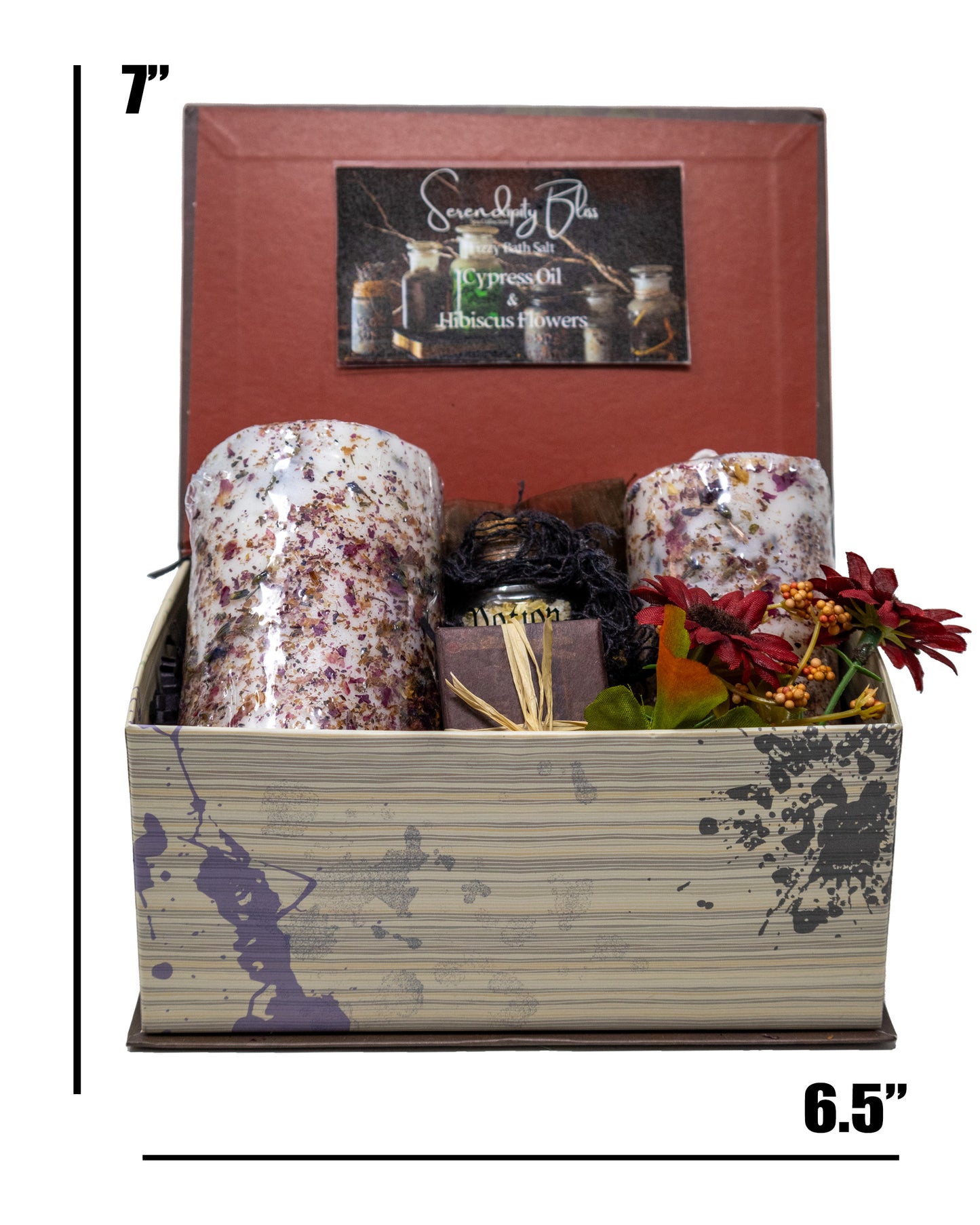 Apothecary Anthology Spa & Candle Set in Book Box