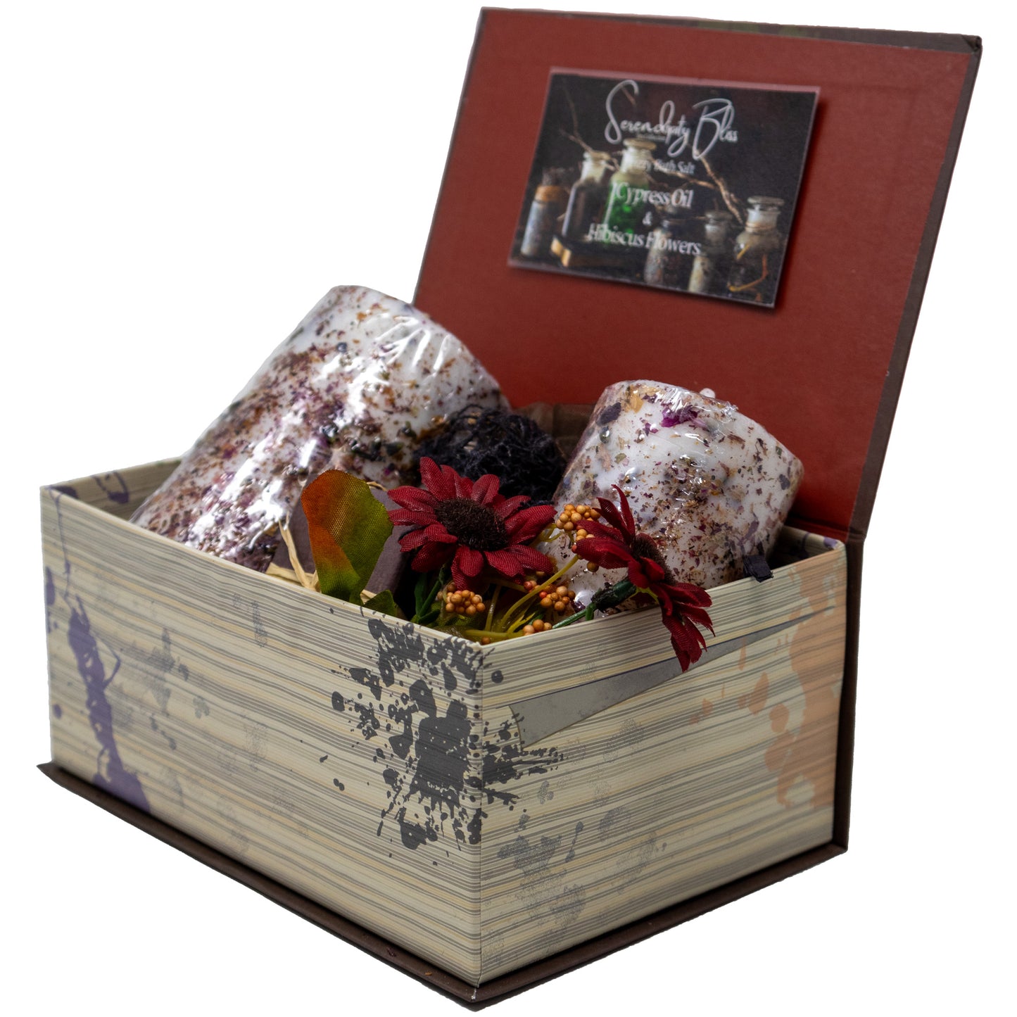 Apothecary Anthology Spa & Candle Set in Book Box