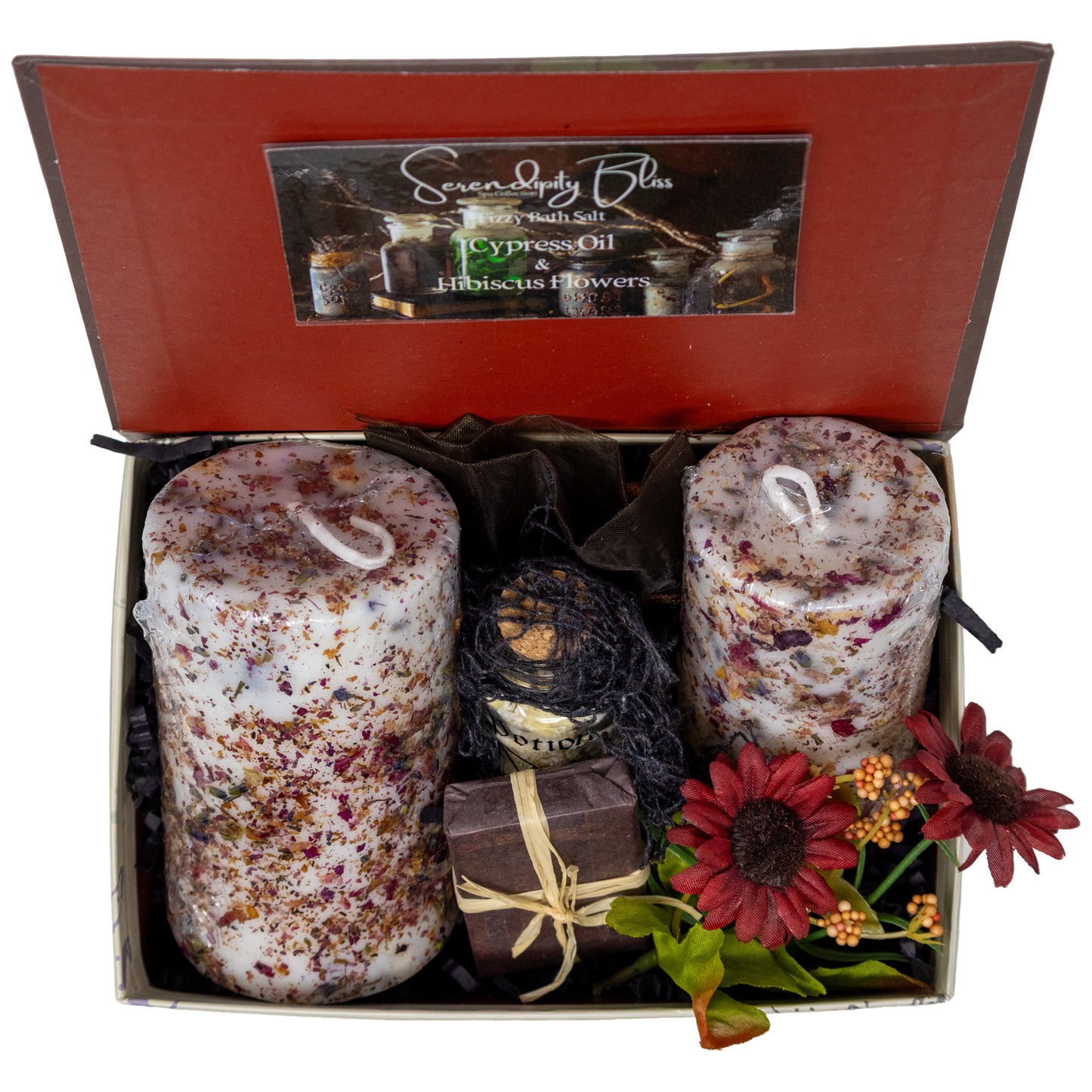 Apothecary Anthology Spa & Candle Set in Book Box