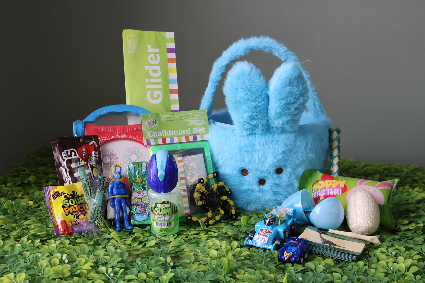 Easter Peeps Blue Bunny Prefilled Basket