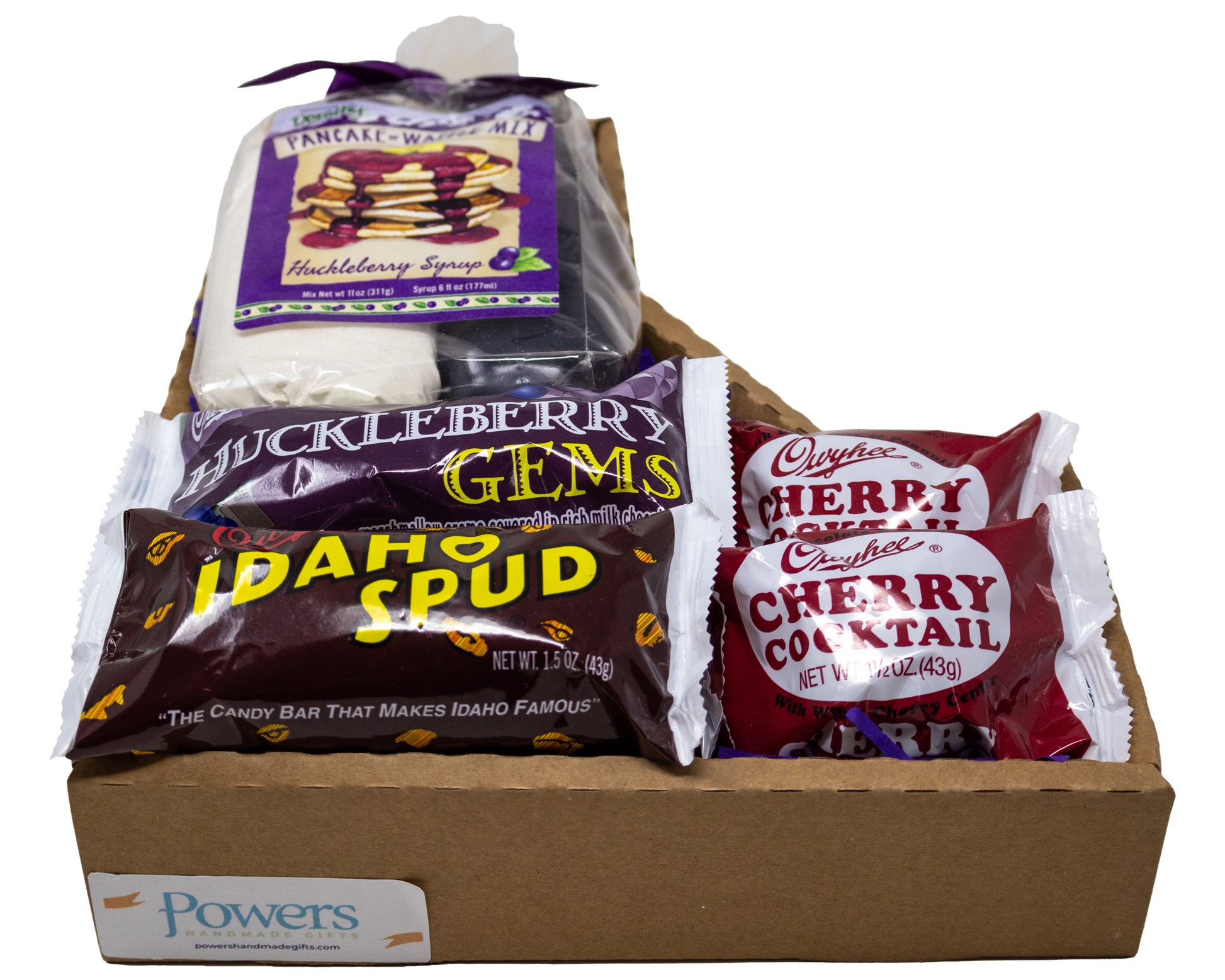 Unique Idaho Food Basket in a Gem State Souvenir Box