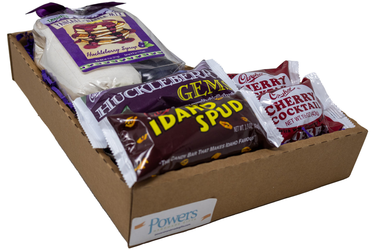 Unique Idaho Food Basket in a Gem State Souvenir Box