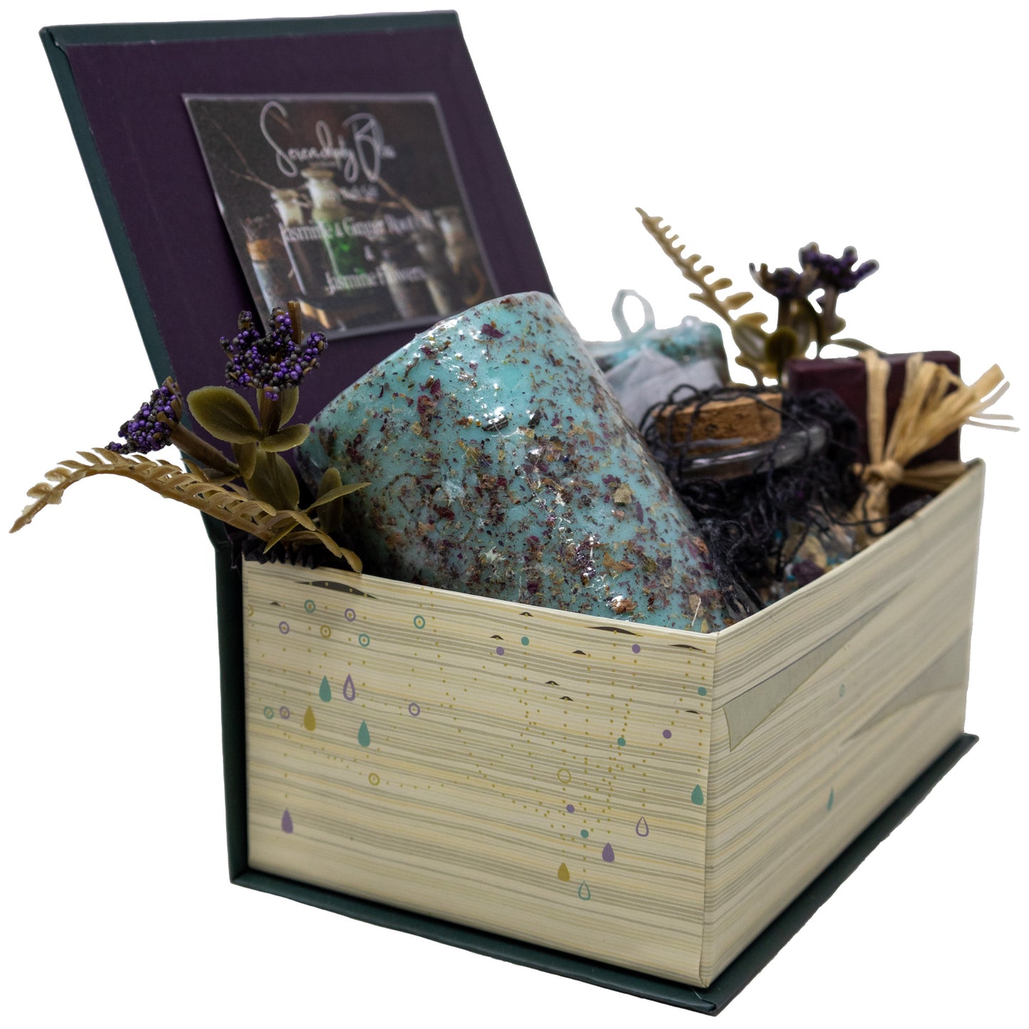 Spellbook Spa & Candle in Book Gift Box