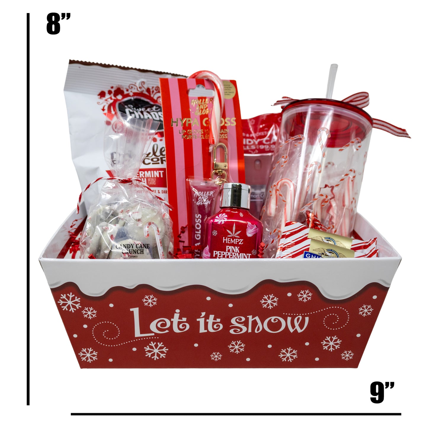 Let It Snow Candy Cane Gift Set