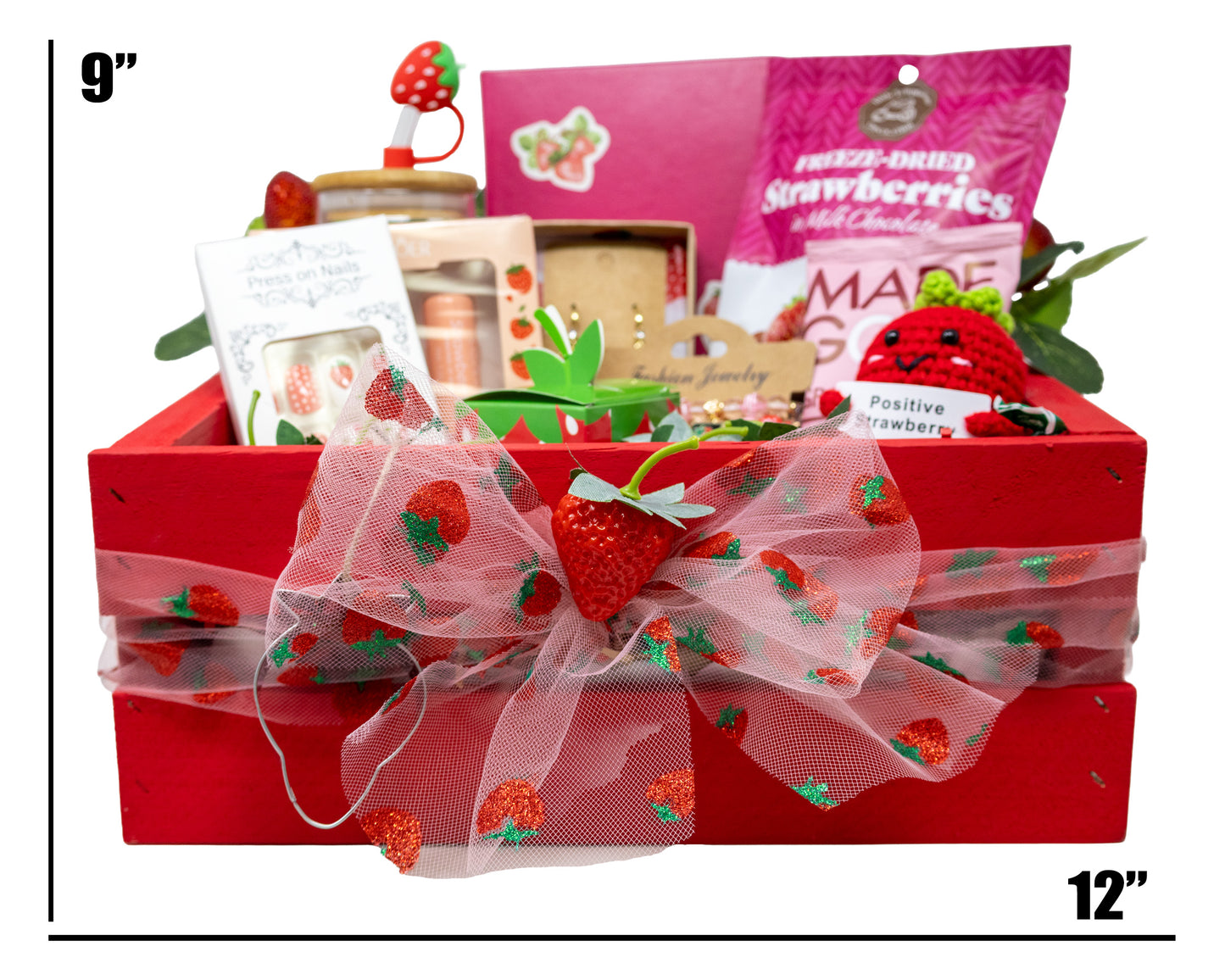 Love of All Things Strawberry Gift Basket