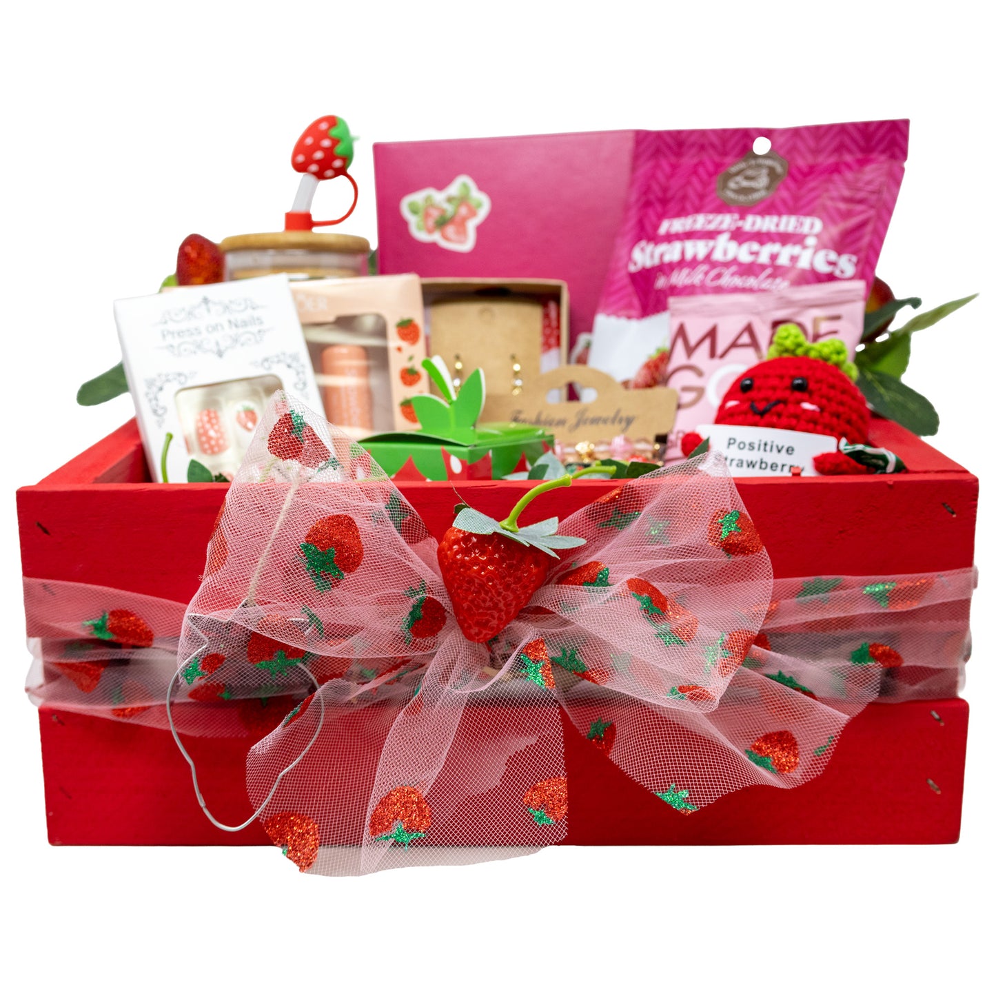 Love of All Things Strawberry Gift Basket