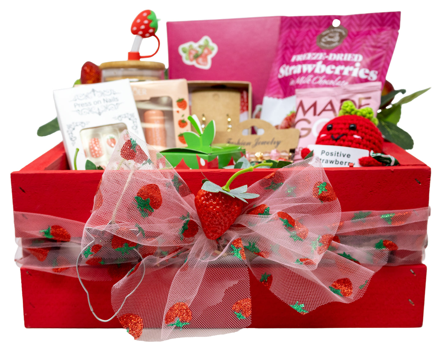 Love of All Things Strawberry Gift Basket