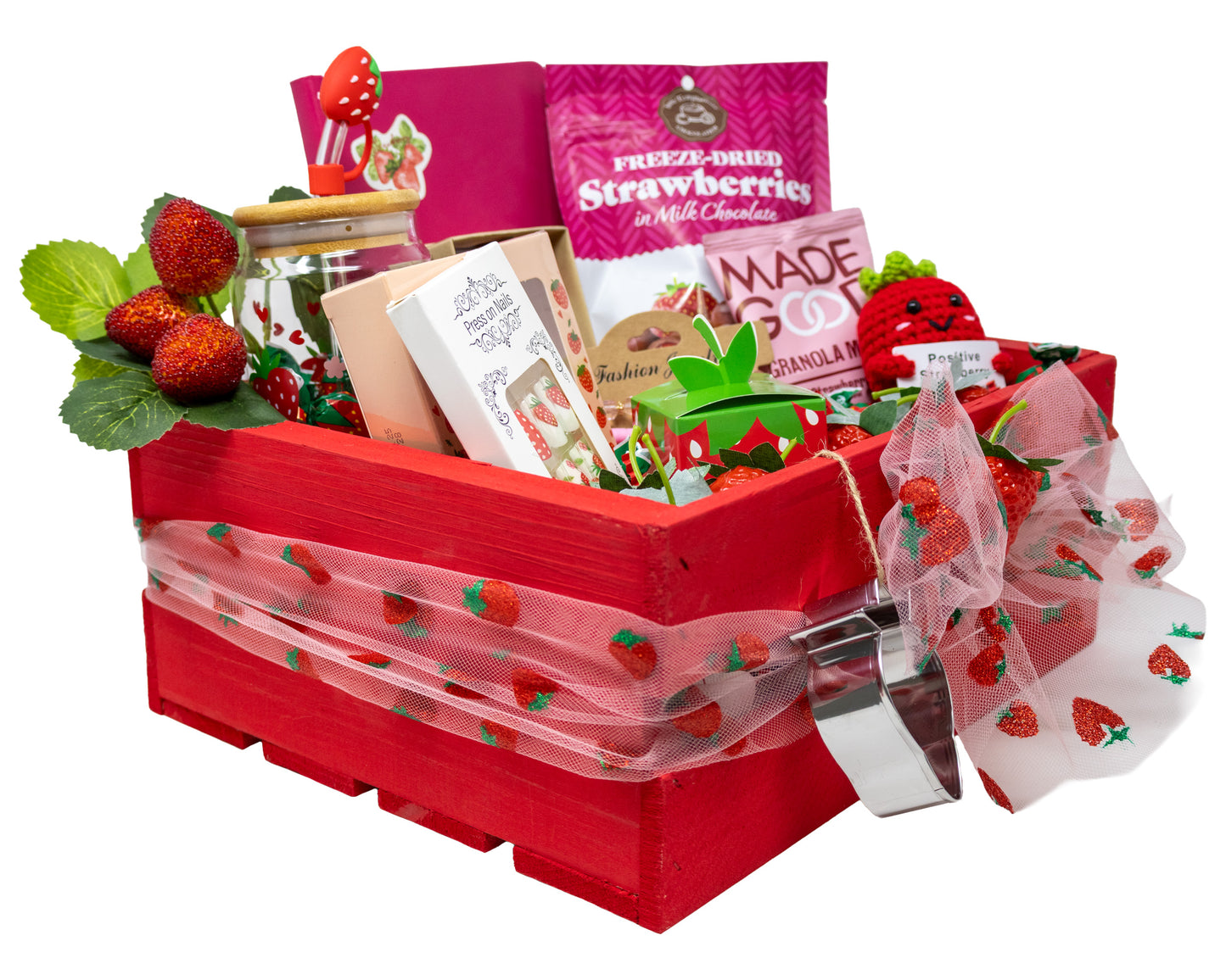 Love of All Things Strawberry Gift Basket