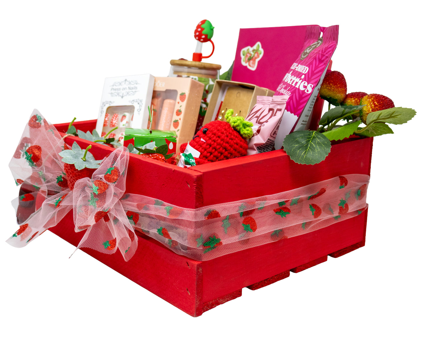 Love of All Things Strawberry Gift Basket