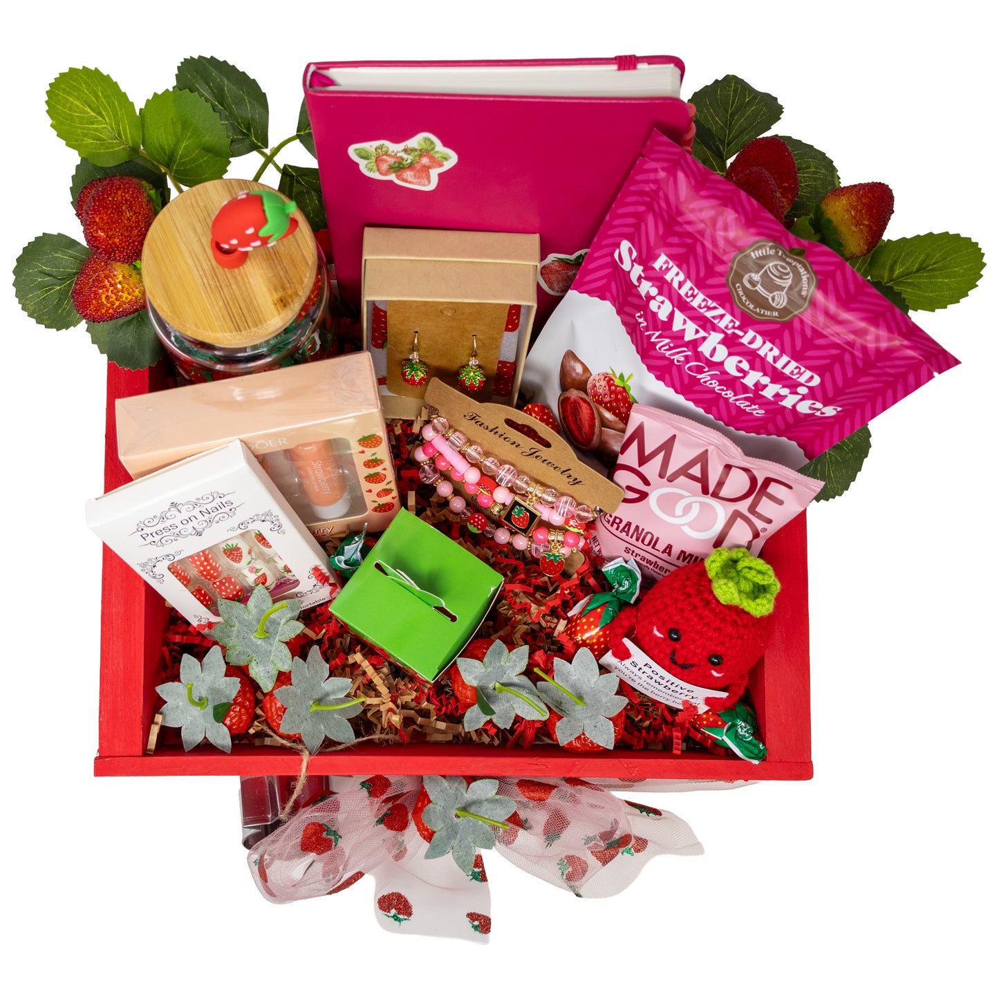 Love of All Things Strawberry Gift Basket