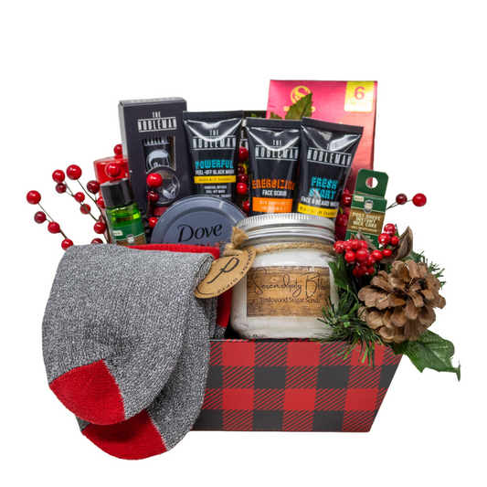Manly Man Beard and Body Grooming Gift Basket