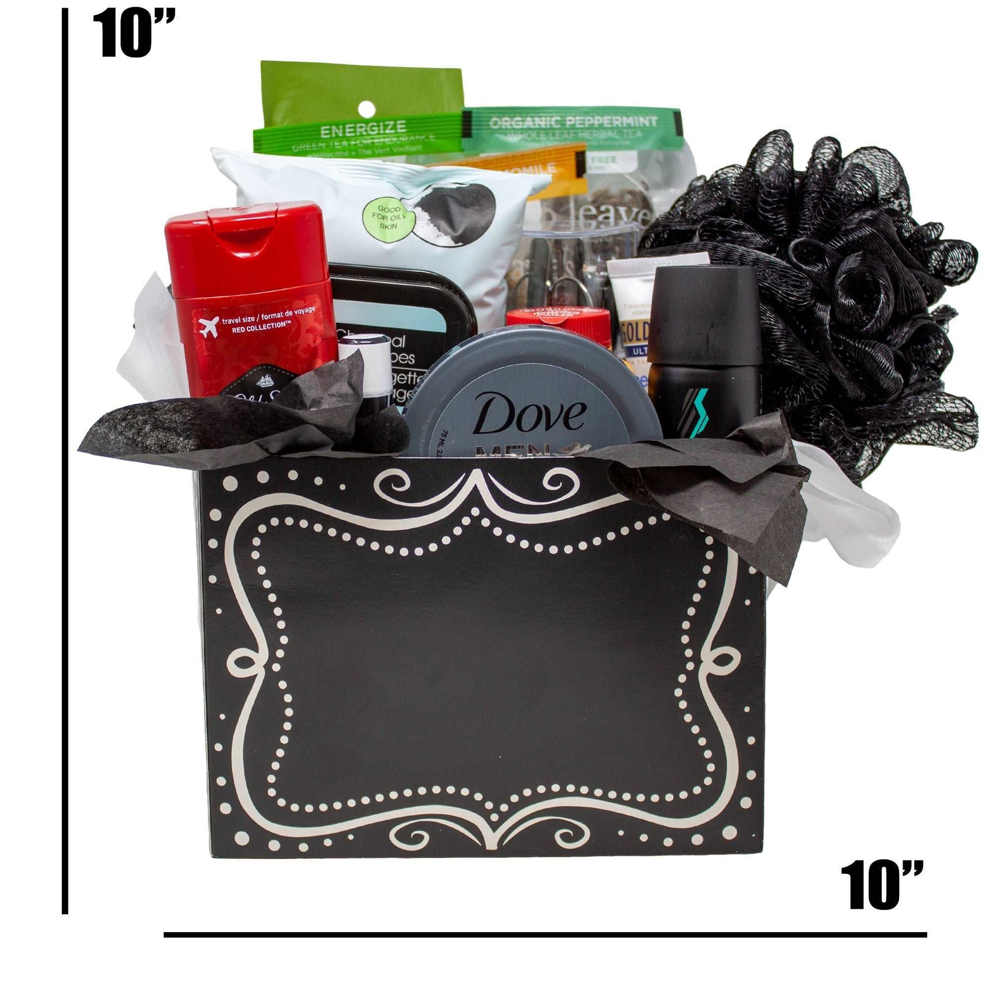 Men's Spa Gift Basket for Relaxation and Stress-Relief
