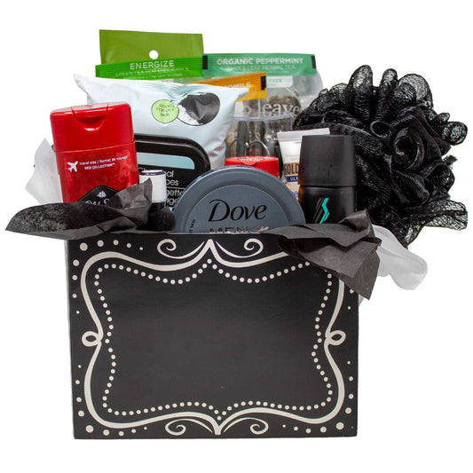 Men's Spa Gift Basket for Relaxation and Stress-Relief