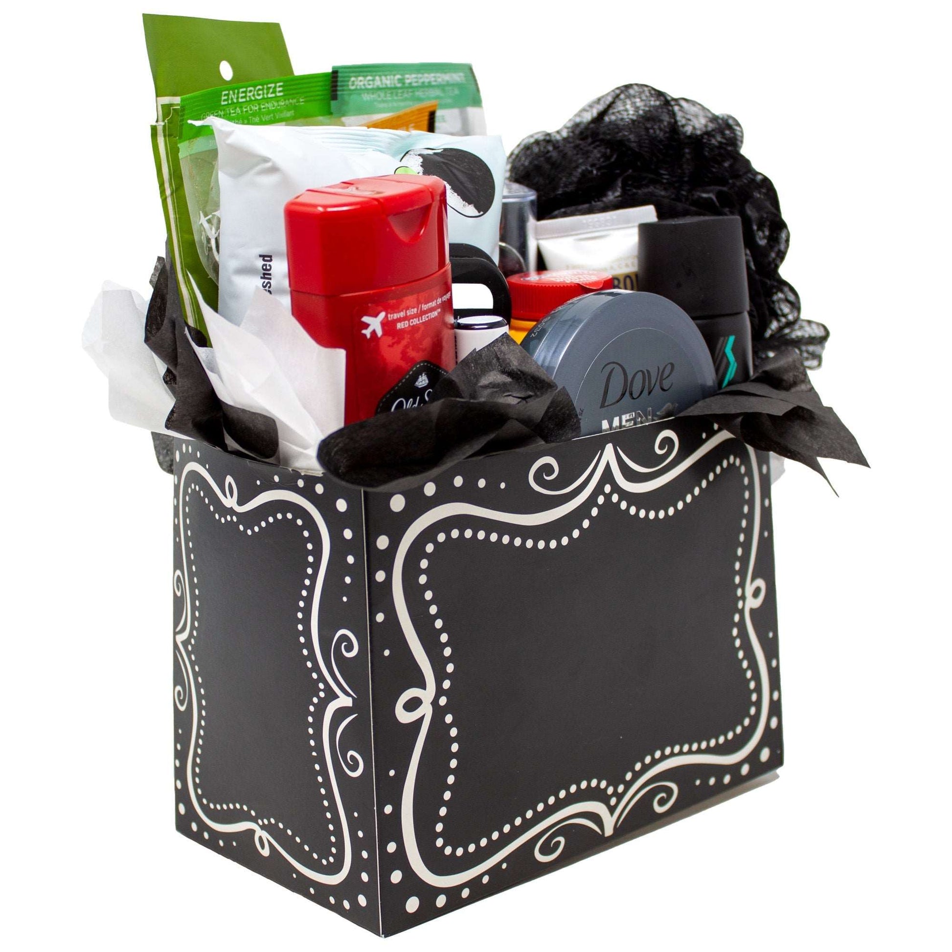 Men's Spa Gift Basket for Relaxation and Stress-Relief