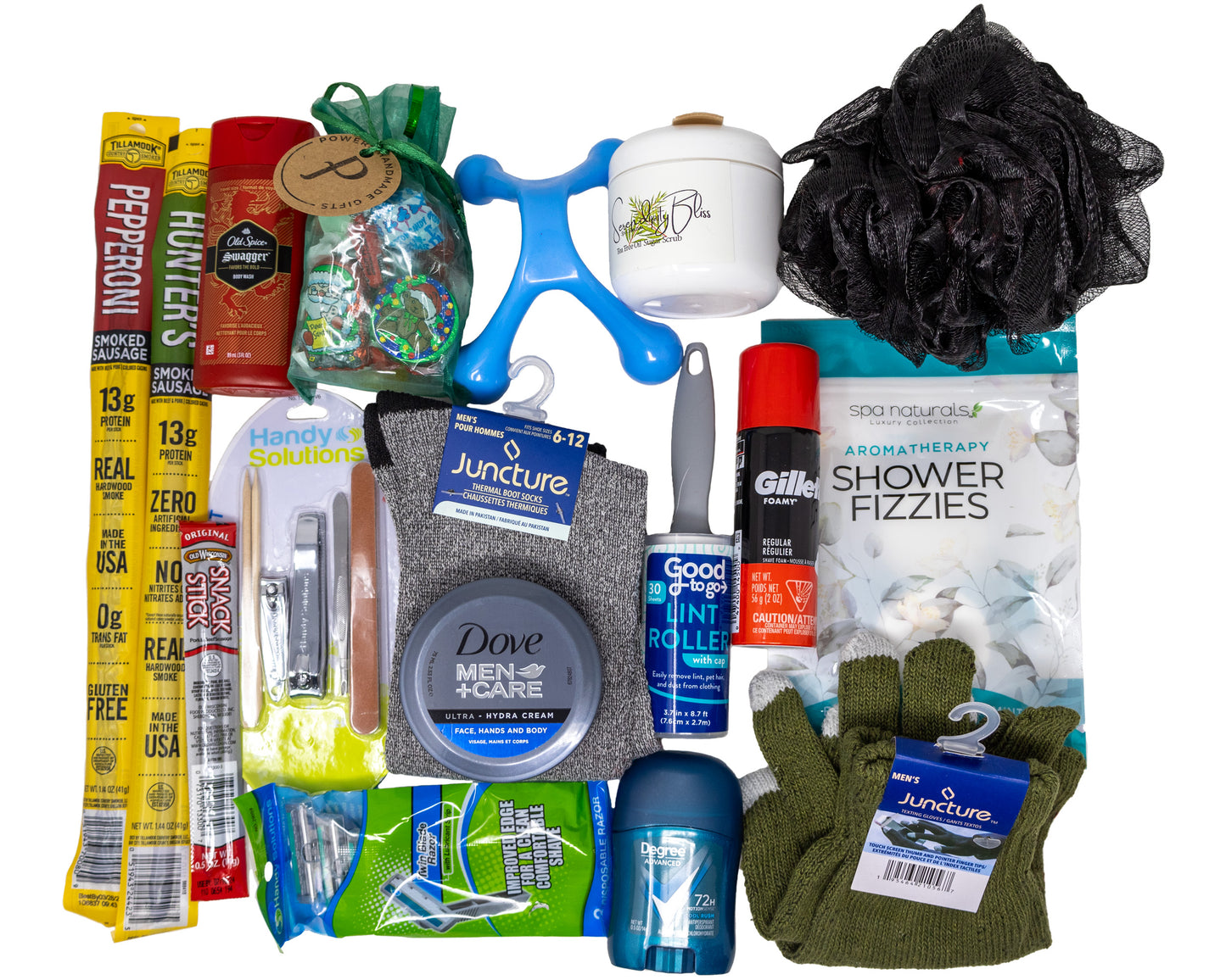 Pre-Filled Christmas Stocking for Men with Popular Name Brand Items