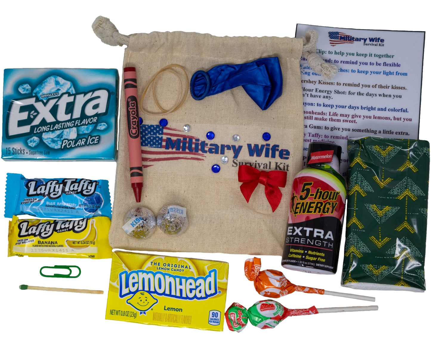 Military Wife Funny Survival Kit