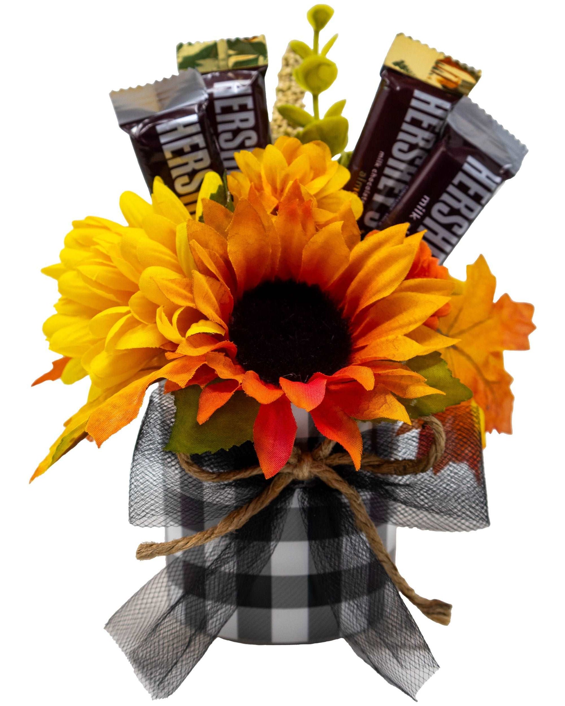 Miniature Fall Floral Candy Bouquet