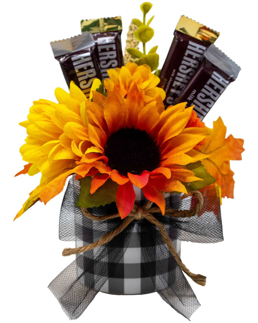 Miniature Fall Floral Candy Bouquet