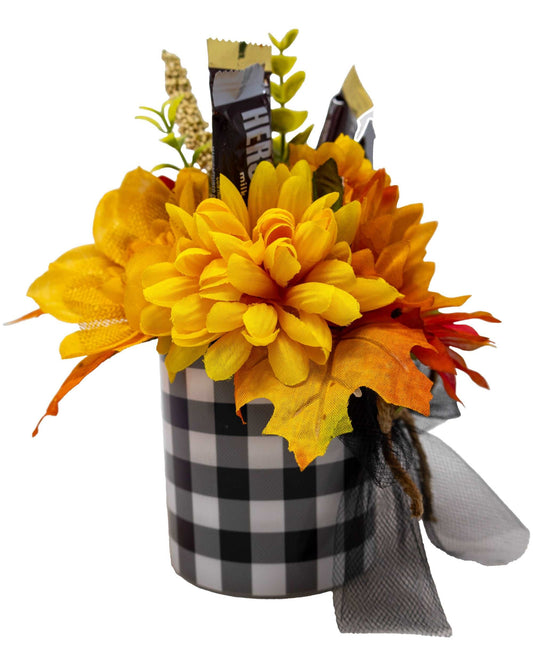 Miniature Fall Floral Candy Bouquet