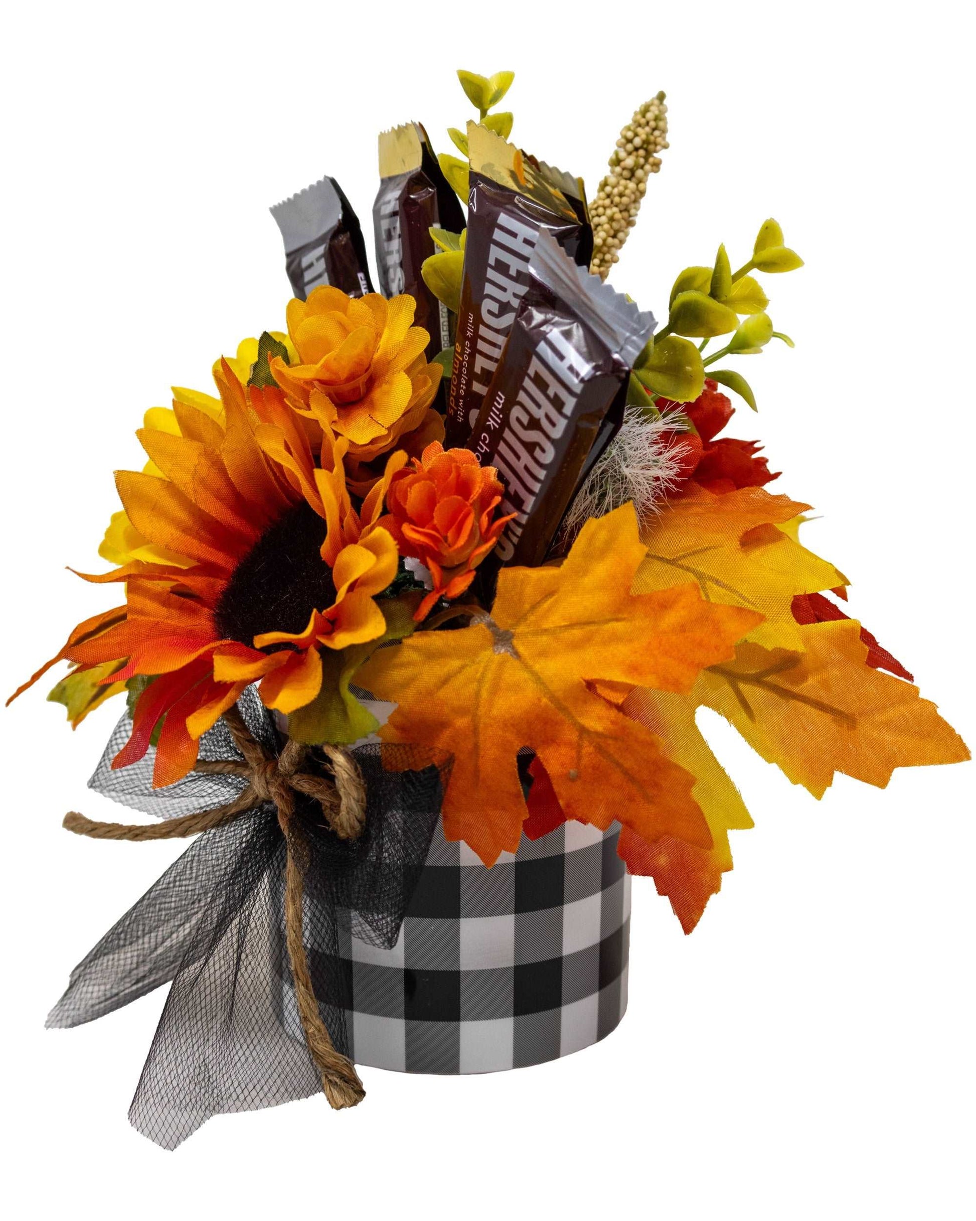 Miniature Fall Floral Candy Bouquet