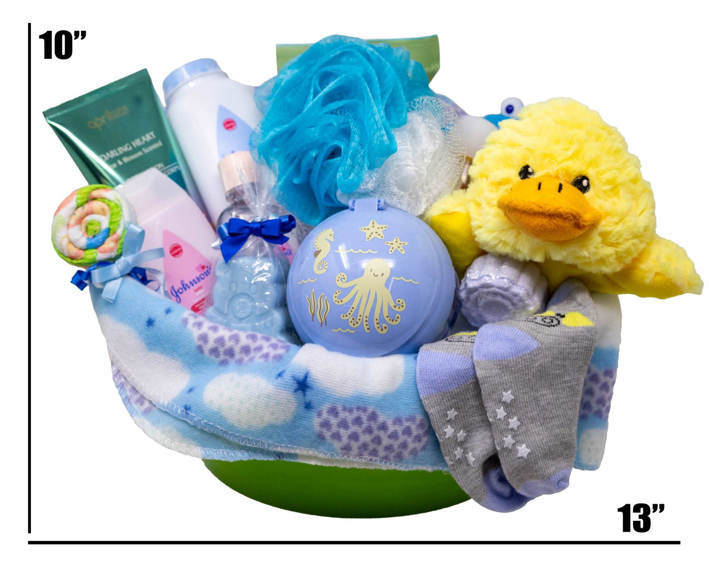 It's a Boy! Mommy & Me Bath Time Gift Basket