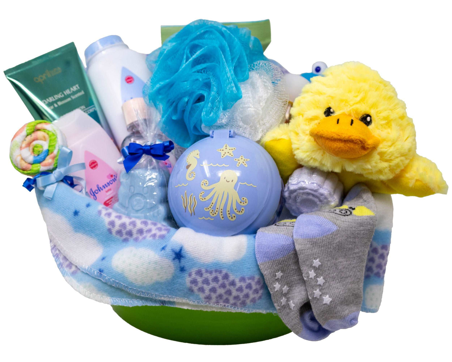 It's a Boy! Mommy & Me Bath Time Gift Basket