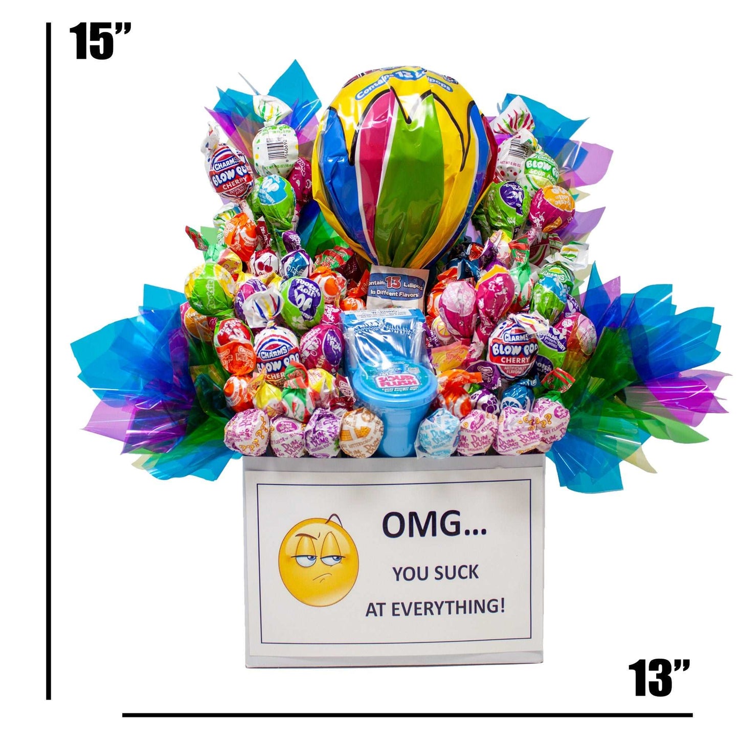 OMG You Suck at Everything Lollipop Bouquet