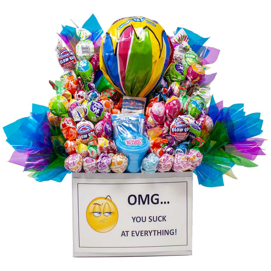 OMG You Suck at Everything Lollipop Bouquet