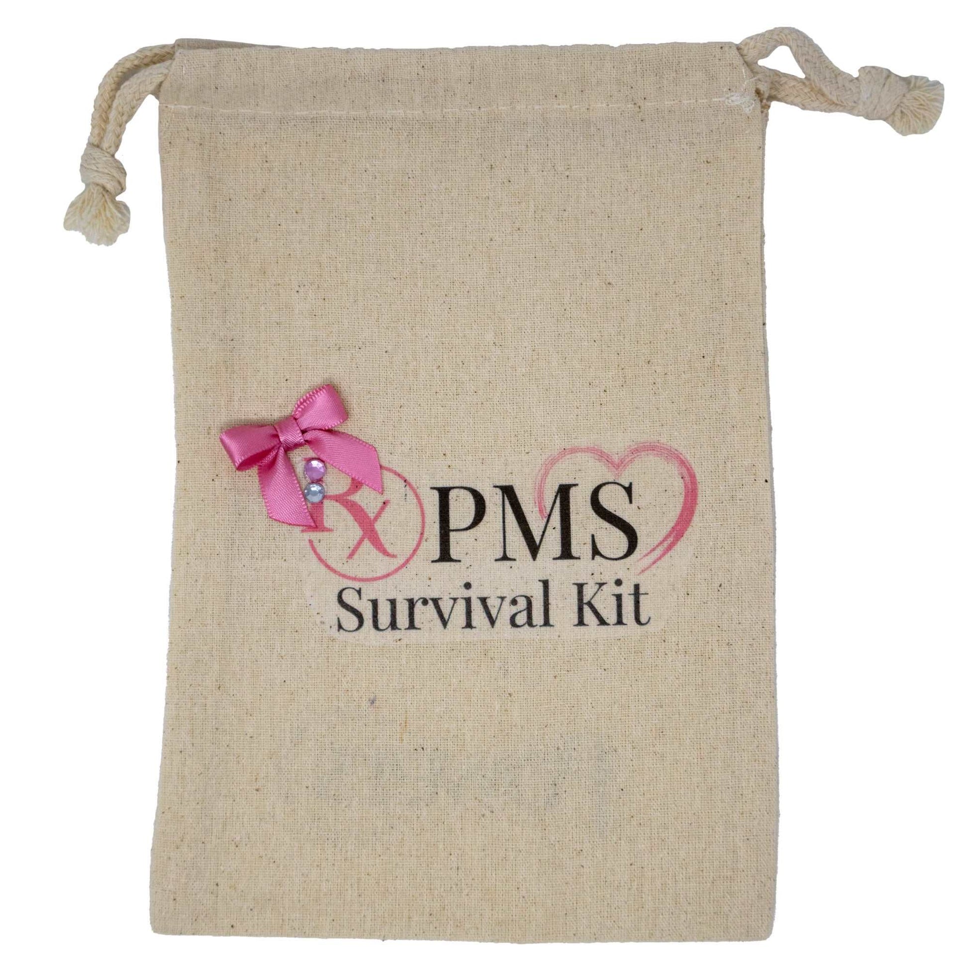 PMS Survival Kit for Shark Week Relief. Funny Comfort Care Package