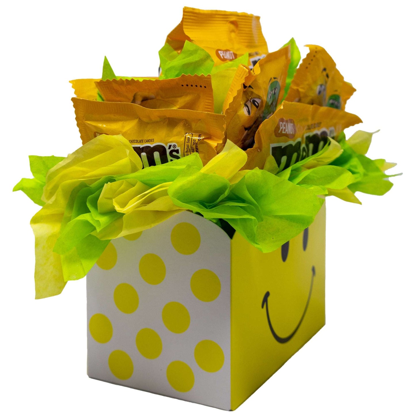 Peanut M&M's Candy Bouquet | Gift Idea for Birthdays, Anniversary, Thank You | Send a Smile